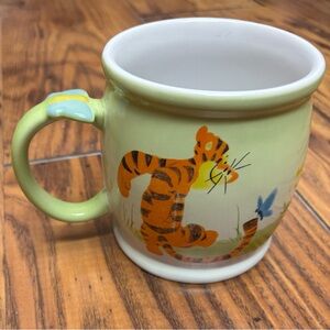 Green Disney Parks Watercolor Mug‎ with Tigger Winnie the Pooh Design